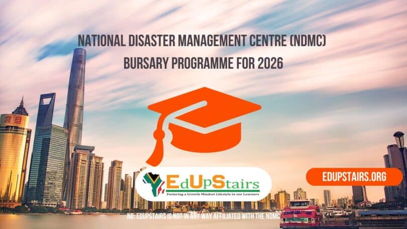 National Disaster Management Centre (NDMC) Bursary Programme for 2026