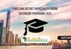 Chris Hani District Municipality (CHDM) Internship Programme 2025