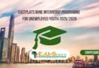 Eastplats Mine Internship Programme for Unemployed Youth 2025/2026
