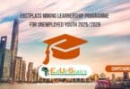 Eastplats Mining Learnership Programme for Unemployed Youth 2025/2026