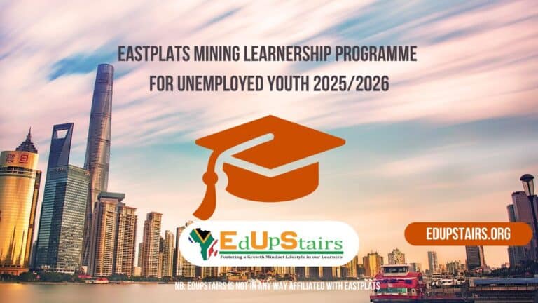 Eastplats Mining Learnership Programme for Unemployed Youth 2025/2026