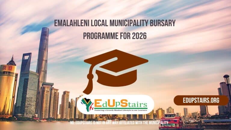Emalahleni Local Municipality Bursary Programme for 2026
