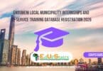 Endumeni Local Municipality Internships and In-Service Training Database Registration 2026