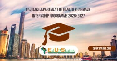Gauteng Department of Health Pharmacy Internship Programme 2026/2027