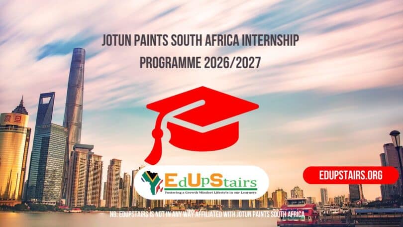 Jotun Paints South Africa Internship Programme 2026/2027