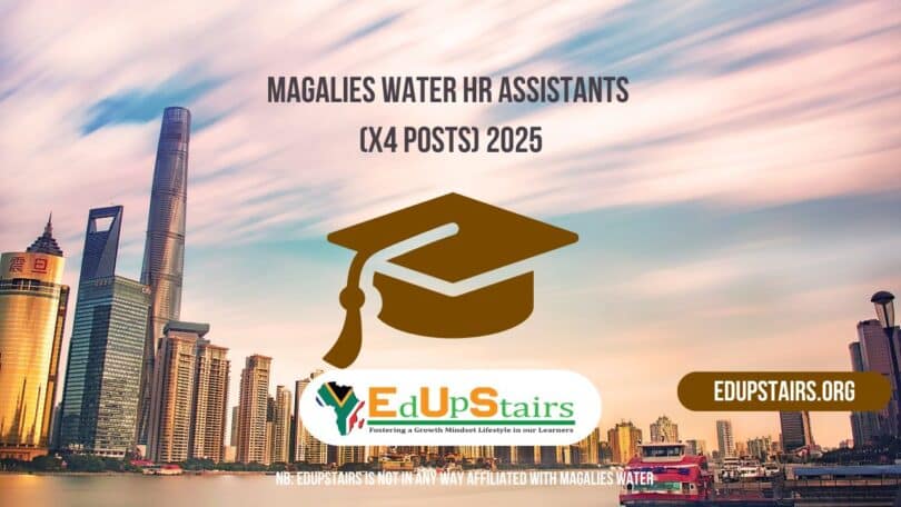 Magalies Water HR Assistants (X4 Posts) 2025