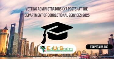 Vetting Administrators (X7 Posts) at the Department of Correctional Services 2025