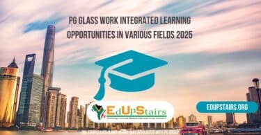 PG Glass Work Integrated Learning Opportunities in Various Fields 2025