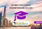 FAIS Ombud Finance Graduate Internship Programme 2025/2026