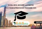 SG Coal Diesel Mechanic & Automotive Electrician Apprenticeship Programme 2025