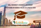 Hollywoodbets Graduate Internship Programme in Various Fields (X15 Posts) 2026