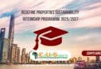 Redefine Properties Sustainability Internship Programme