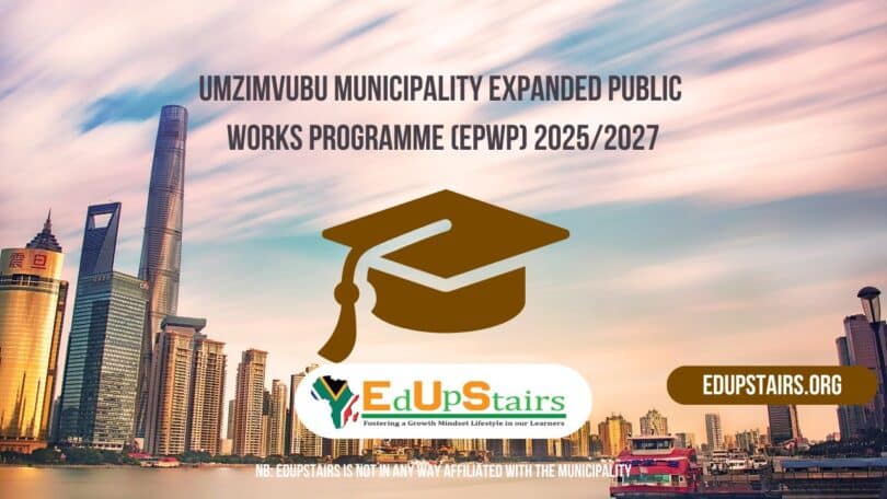 Umzimvubu Municipality Expanded Public Works Programme (EPWP) 2025/2027