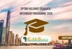 Optimi Holdings Graduate Internship Programme 2026
