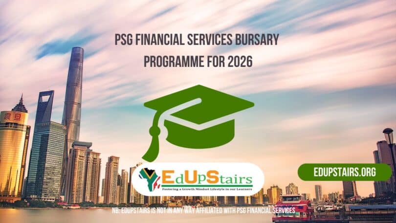 PSG Financial Services Bursary Programme for 2026