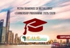 Petra Diamonds SA Metallurgy Learnership Programme 2026/2028