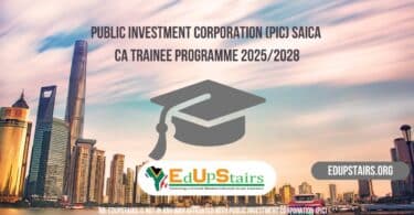Public Investment Corporation (PIC) SAICA CA Trainee Programme 2025/2028
