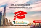 Rural Metro EMS Fire Fighter Learnership Programme 2025/2027