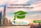 SARAO Engineering and Science Graduates In Training Programme 2026