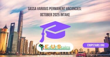 SASSA Various Permanent Vacancies: October 2025 Intake