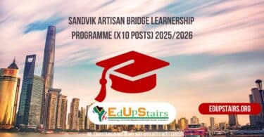 Sandvik Artisan Bridge Learnership Programme (X10 Posts) 2025/2026