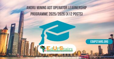 Andru Mining ADT Operator Learnership Programme 2025/2026