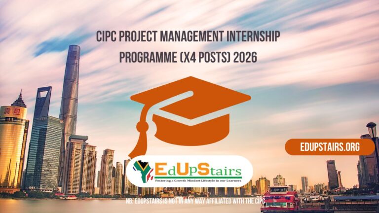 CIPC Project Management Internship Programme (X4 Posts) 2026
