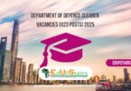 Department of Defence Cleaner Vacancies (X23 Posts) 2025