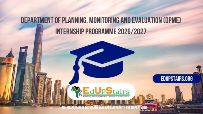 Department of Planning, Monitoring and Evaluation Internship Programme 2026/2027