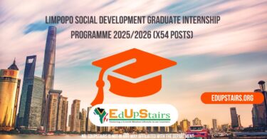 Limpopo Social Development Graduate Internship Programme 2026/2027 (X54 Posts)