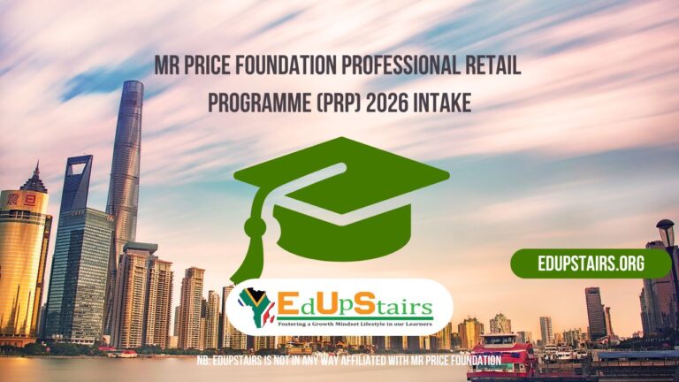 Mr Price Foundation Professional Retail Programme (PRP) 2026 Intake