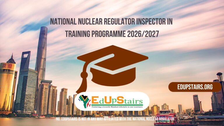 National Nuclear Regulator Inspector in Training Programme 2026/2027