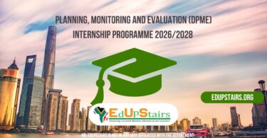 Planning, Monitoring and Evaluation (DPME) Internship Programme 2026/2028