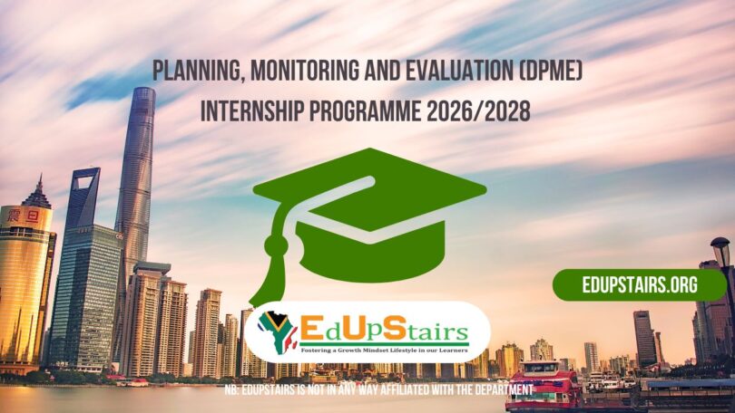 Planning, Monitoring and Evaluation (DPME) Internship Programme 2026/2028