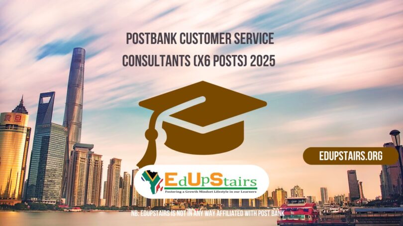 Postbank Customer Service Consultants (X6 Posts) 2025