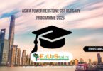 ACWA Power Redstone CSP Bursary Programme 2026