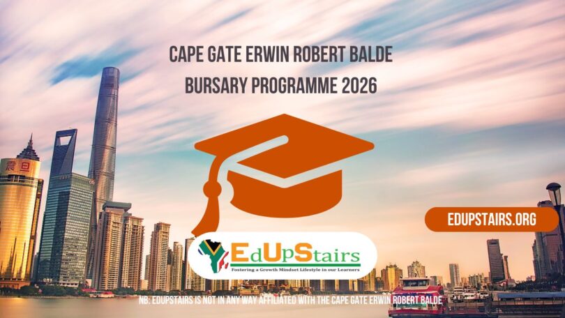 Cape Gate Erwin Robert Balde Bursary Programme 2026