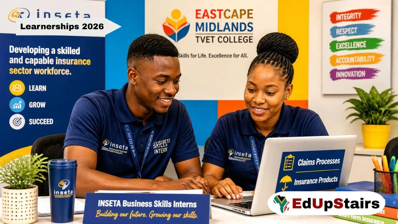 Eastcape Midlands TVET College & INSETA Business Skills Learnership Programme 2026