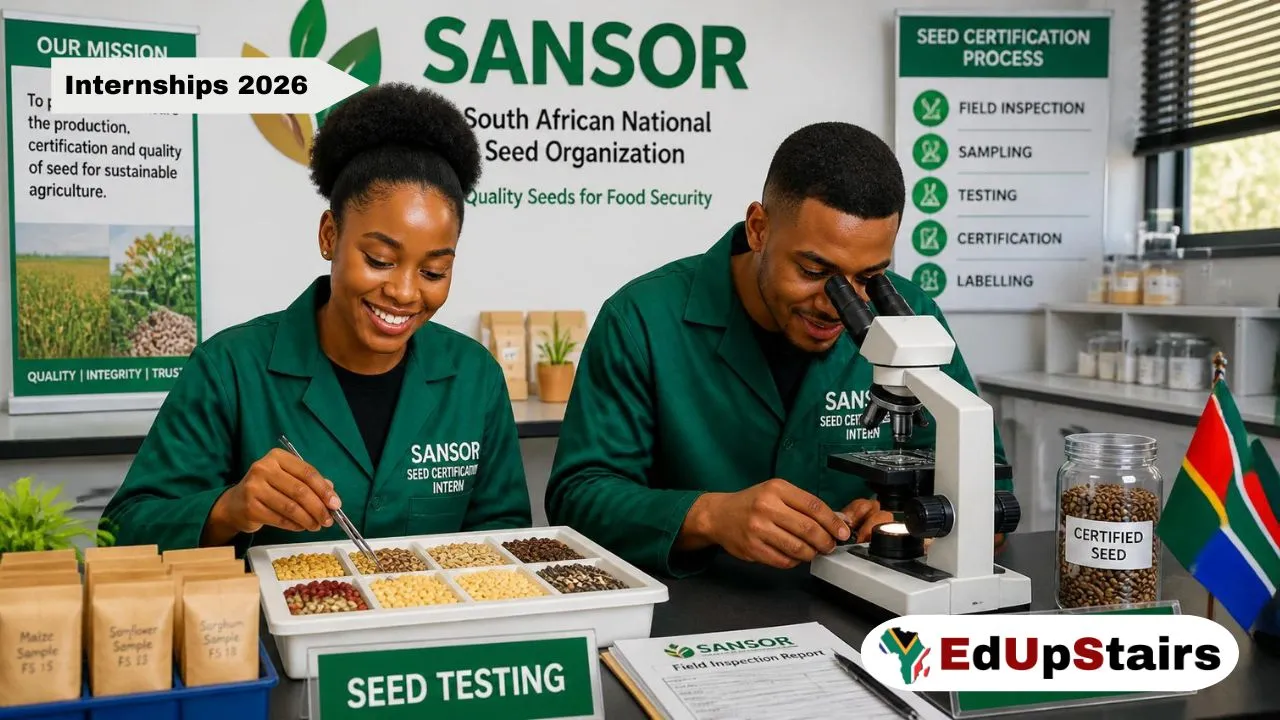 South African National Seed Organization (SANSOR) Seed Certification Internship Programme 2026