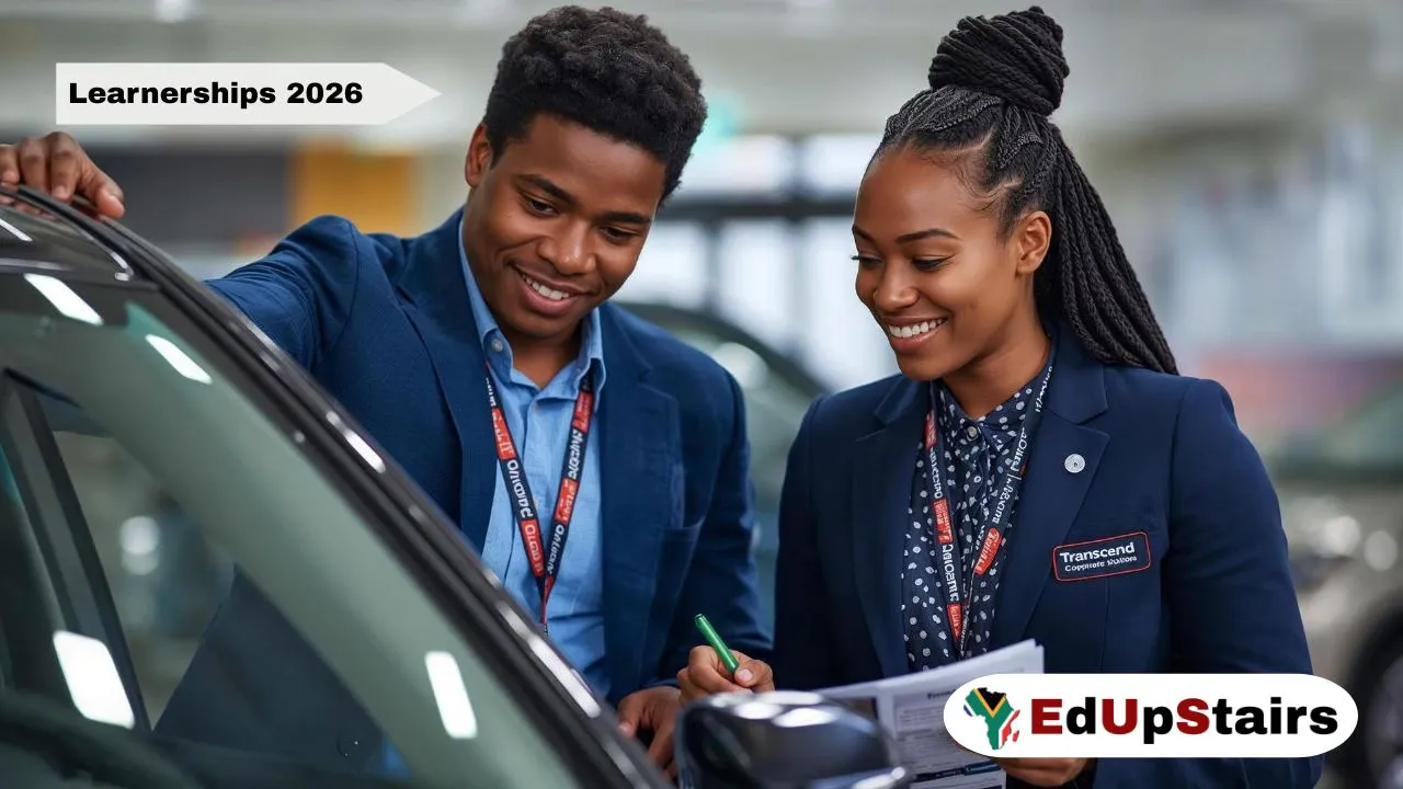 Transcend Corporate Advisors Learnership Programme 2026 With R4 000 Monthly Stipend