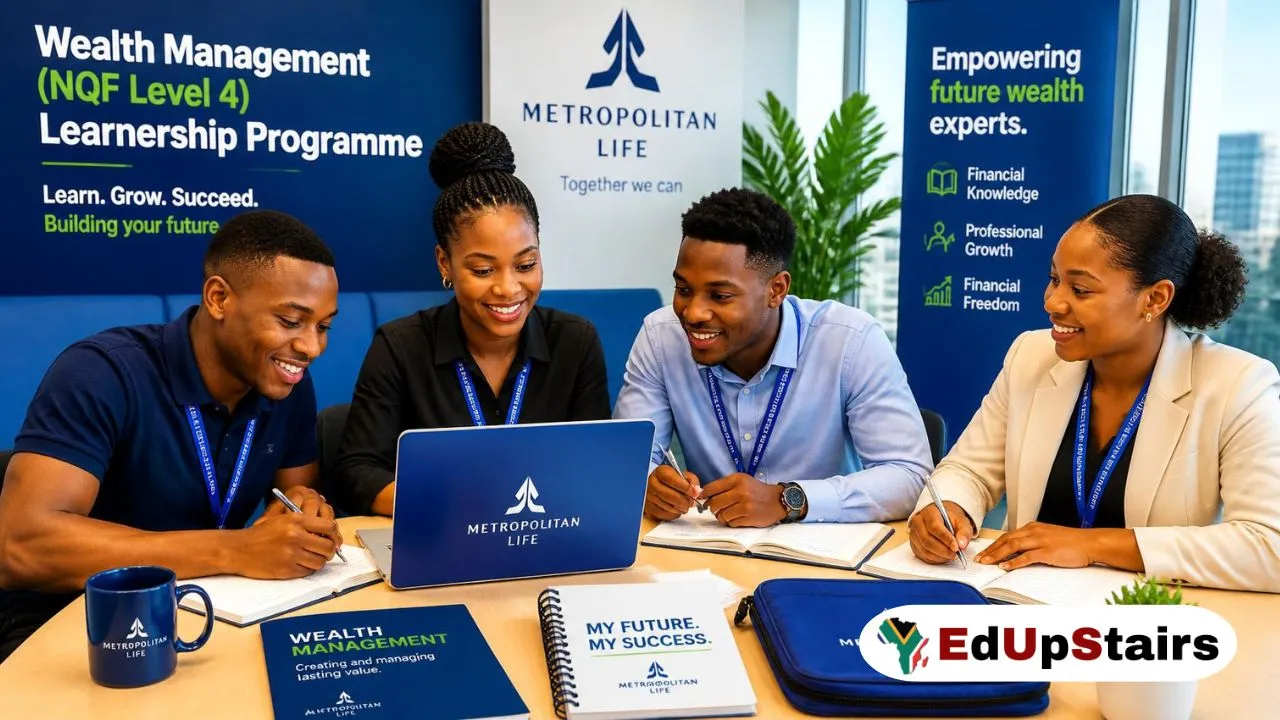 Metropolitan Life: Wealth Management (NQF Level 4) Learnership Programme for Matric Applicants 2026 - Metropolitan Life