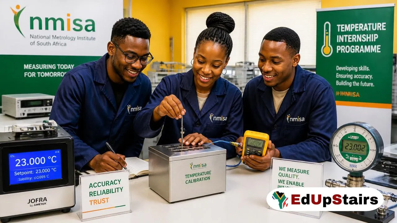NMISA Temperature Internships 2026 - Physics Honours Graduates Can Apply for 24-Month Training - NMISA Temperature