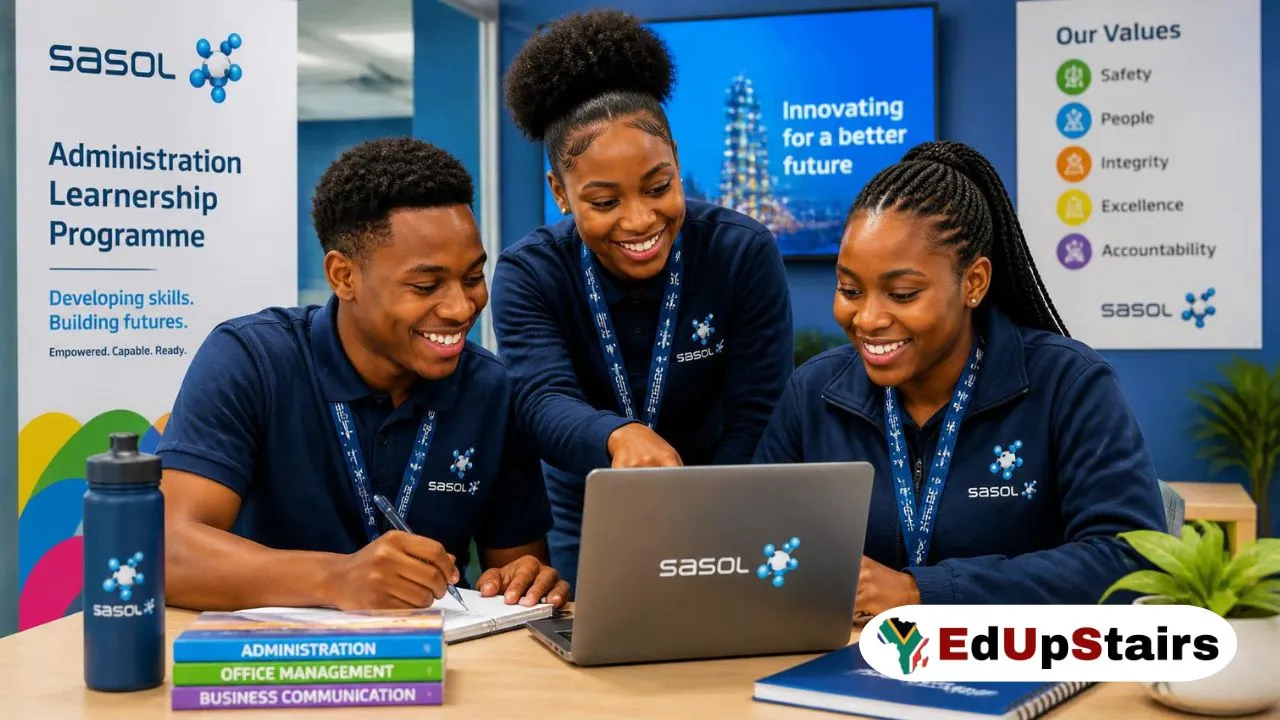 Sasol Administration Learnership Programme for Matric Applicants 2026 - Sasol Administration