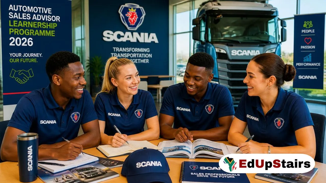 Scania Automotive Sales Advisor Learnership Programme 2026 – Matric Applicants Wanted