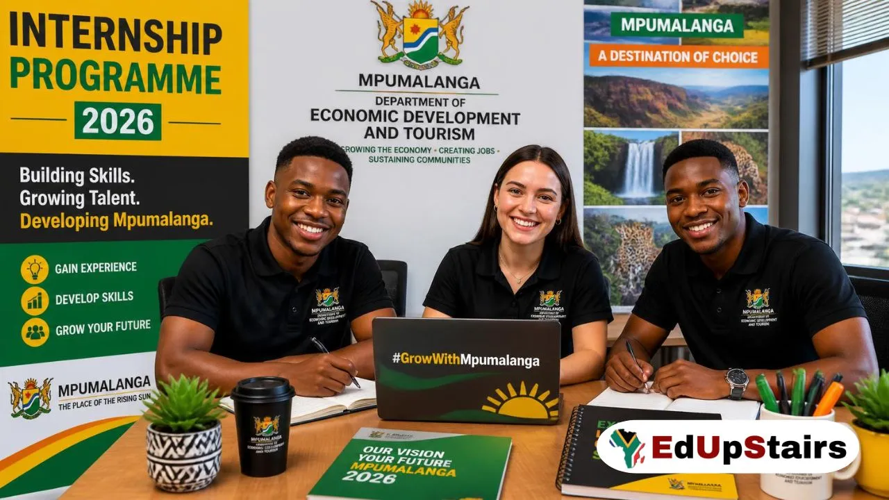 Mpumalanga Economic Development and Tourism Graduate Internships 2026 - R8,174.75 Monthly Stipend - Mpumalanga Economic Development And