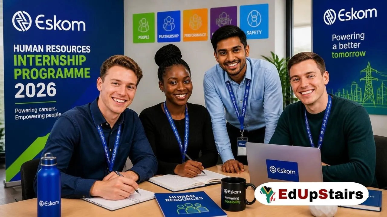 Eskom Human Resources Internship Programme 2026: No Experience Required for HR, IT, Behavioural Science, Social Science & Humanities Graduates - Eskom Human Resources