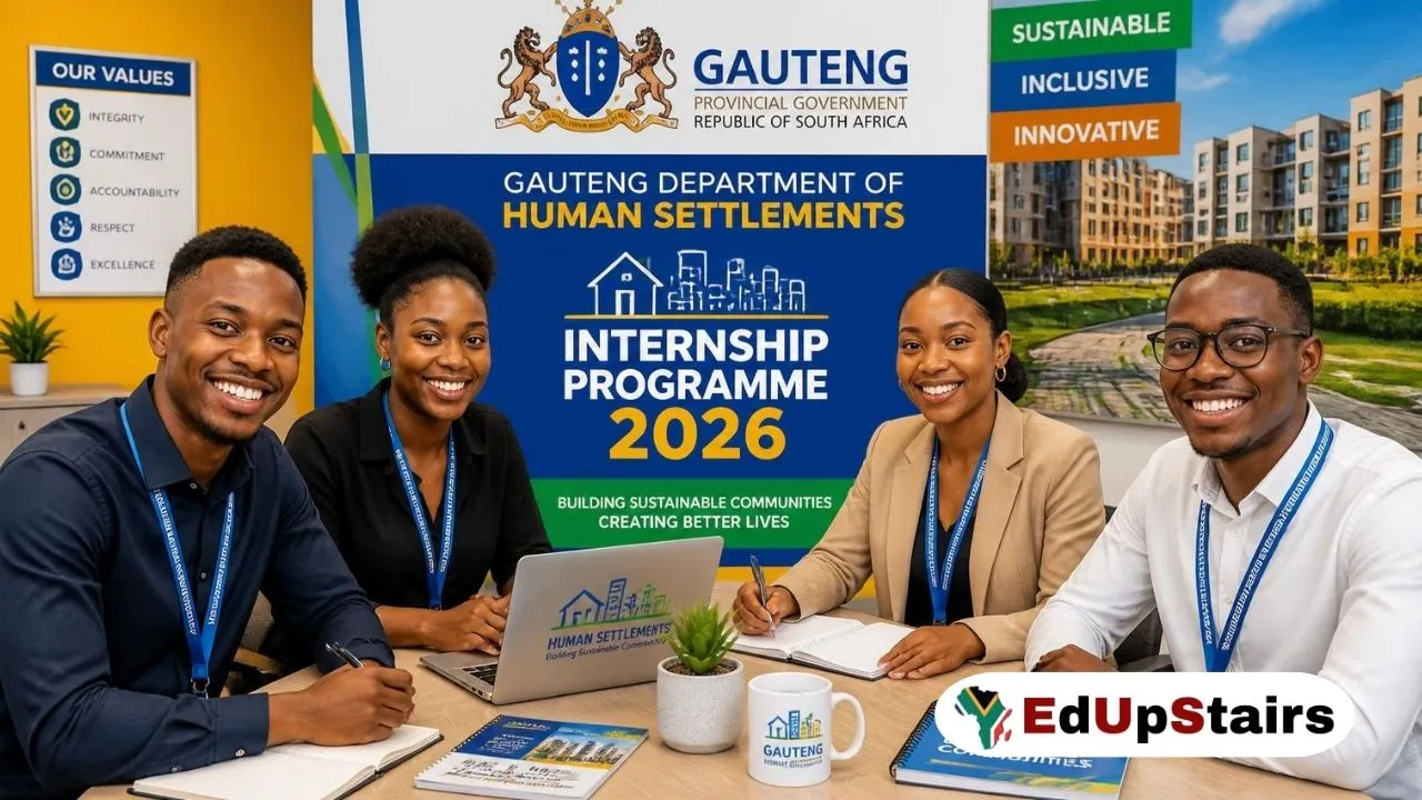 Gauteng Human Settlements Internship Programme 2026 - 2028: X34 Graduate Opportunities With R8,174.75 Monthly Stipend - Gauteng Human Settlements