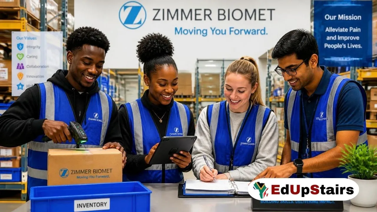 Zimmer Biomet Warehouse Internship Programme 2026: R12,000 Monthly Internships in Johannesburg and Durban