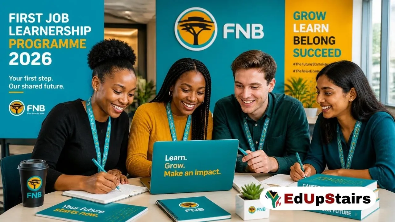 FNB First Job Learnership Programme 2026 for Matric Applicants: Earn R5,933 a Month