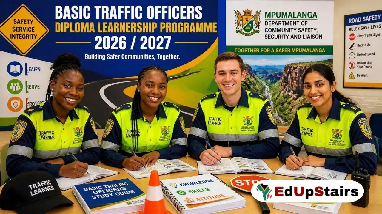 Basic Traffic Officers Diploma Learnership Programme 2026/2027: R5,000 a Month for Unemployed Youth - Basic Traffic Officers Diploma
